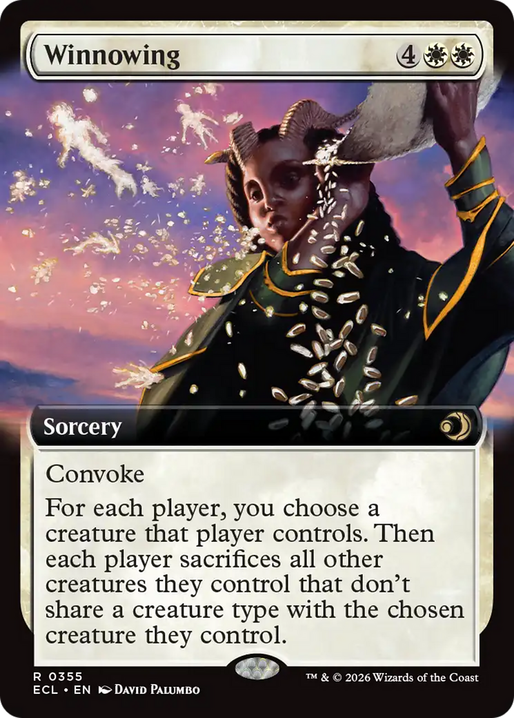 Winnowing (Extended Art) [Lorwyn Eclipsed] | Odin's Place