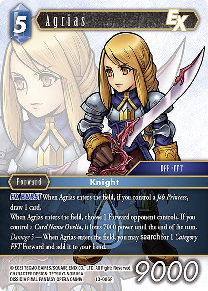 Agrias EX [Opus XIII: Crystal Radiance] | Dragon's Lair Comics and Fantasy Houston TX