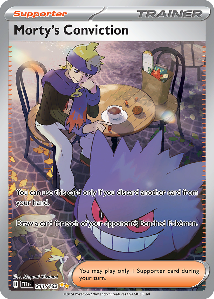 Morty's Conviction (211/162) [Scarlet & Violet: Temporal Forces] | Odin's Place