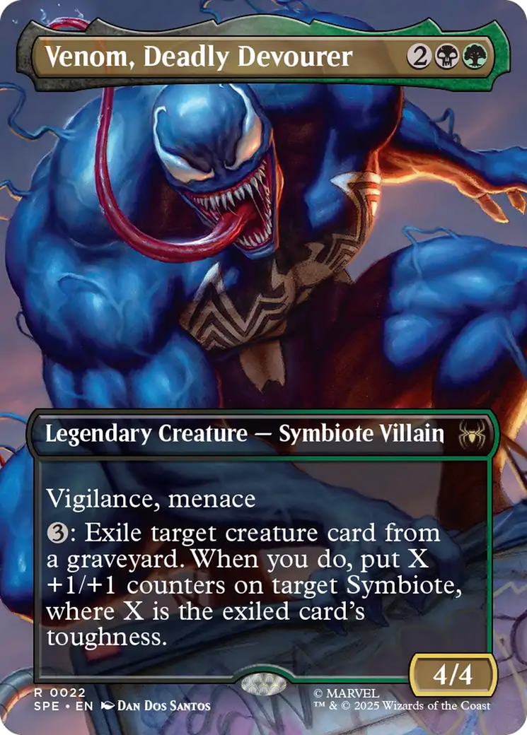 Venom, Deadly Devourer (Borderless) [Marvel's Spider-Man: Eternal-Legal] | Dragon's Lair Comics and Fantasy Houston TX