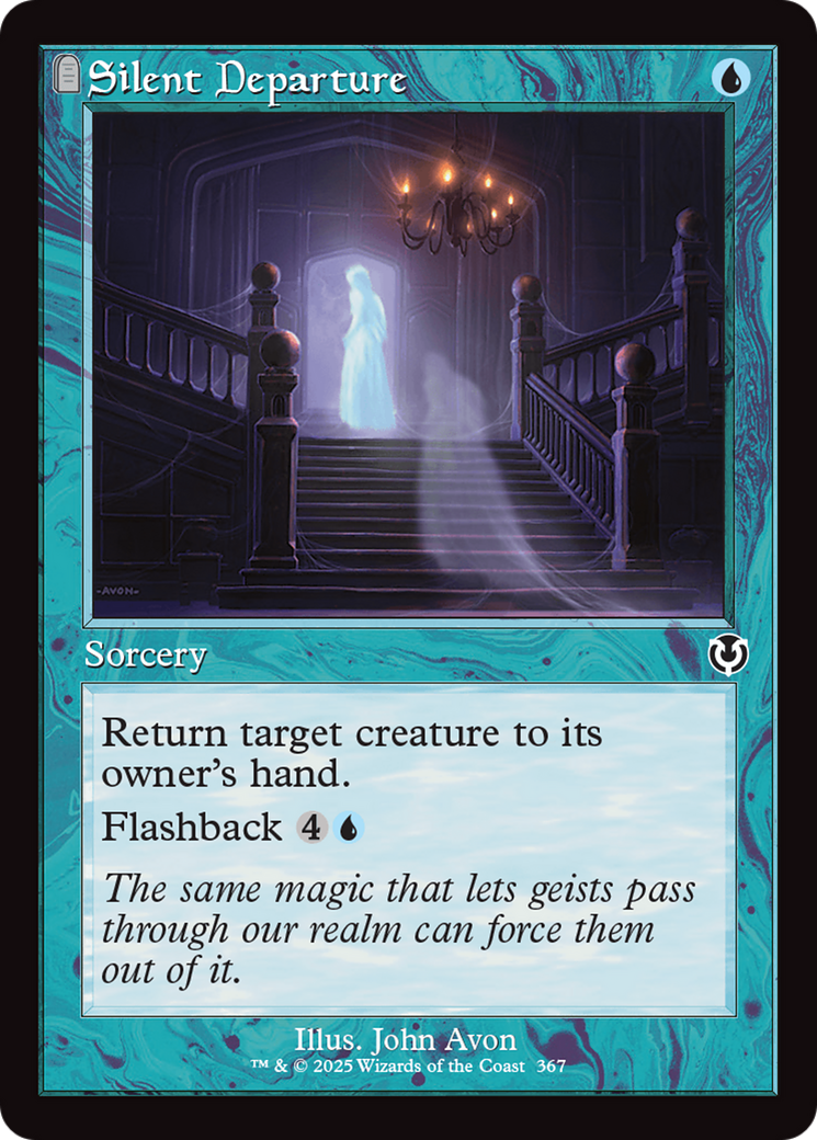 Silent Departure (Retro Frame) [Innistrad Remastered] | Dragon's Lair Comics and Fantasy Houston TX