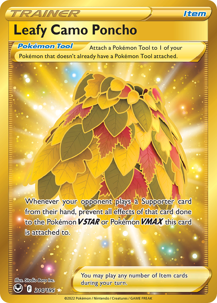 Leafy Camo Poncho (160/195) [Prize Pack Series Three] | Odin's Place