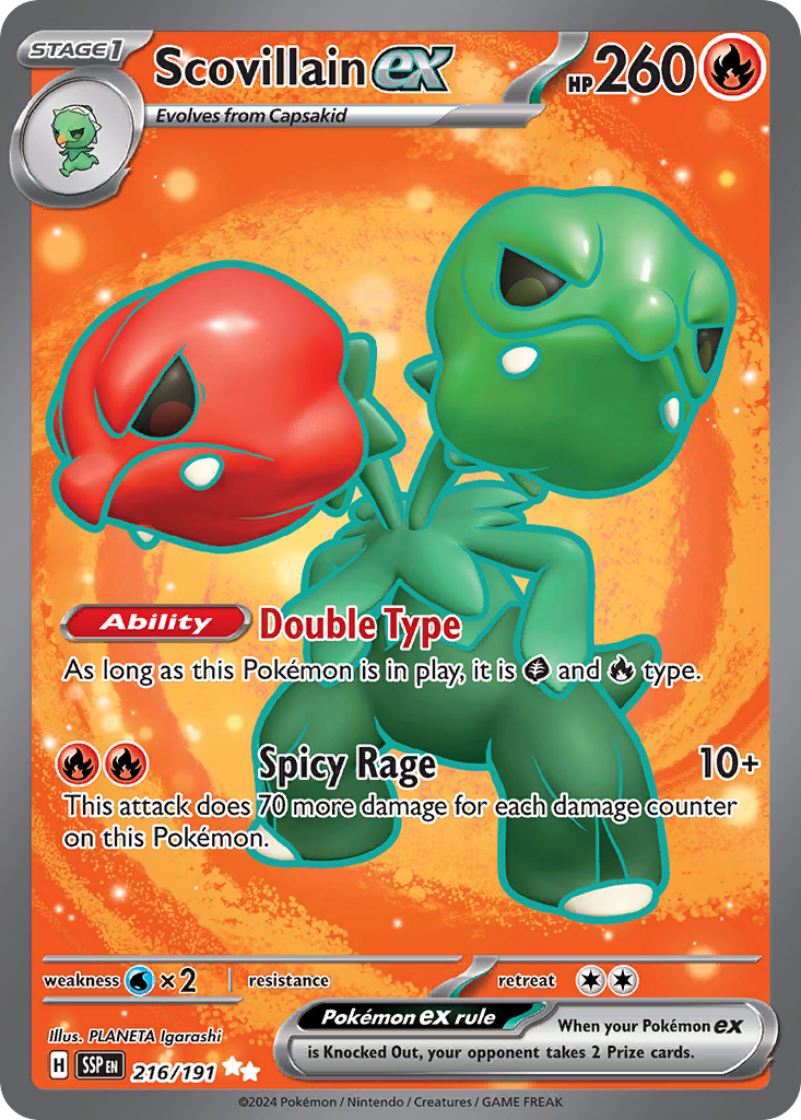 Scovillain ex (022/162) [Scarlet & Violet: Temporal Forces] | Odin's Place