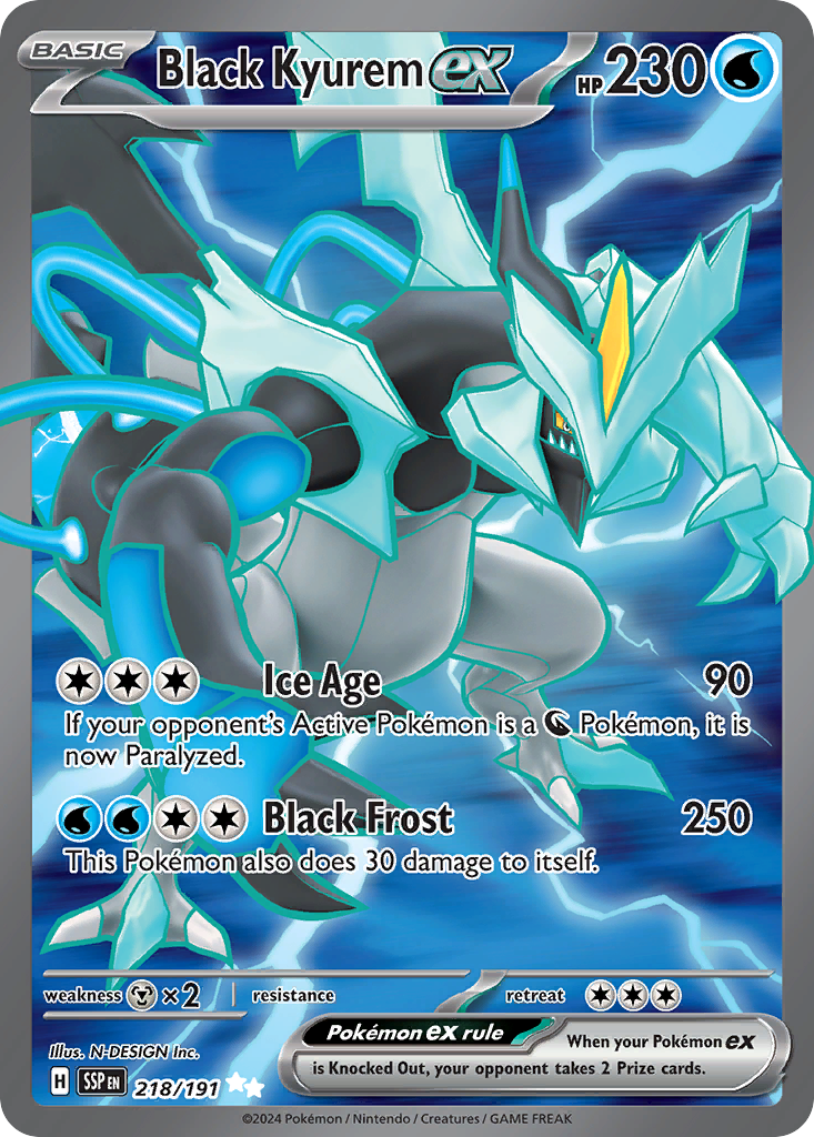 Black Kyurem ex (048/191) [Scarlet & Violet: Surging Sparks] | Odin's Place