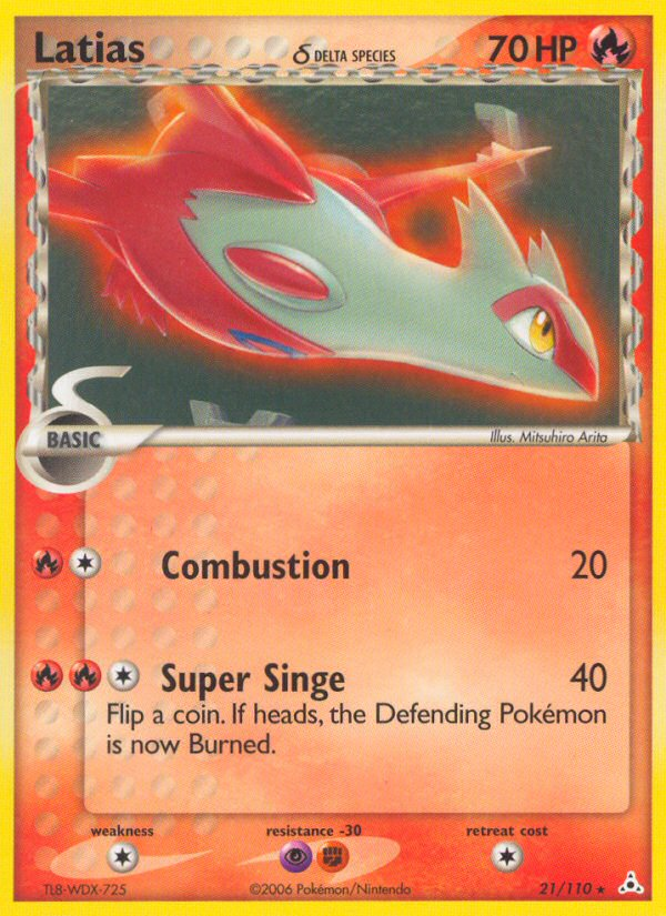 Latias (21/110) (Theme Deck Exclusive) [EX: Holon Phantoms] | Odin's Place