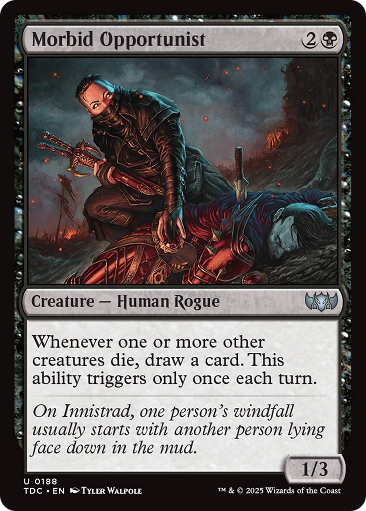 Morbid Opportunist [Tarkir: Dragonstorm Commander] | Dragon's Lair Comics and Fantasy Houston TX