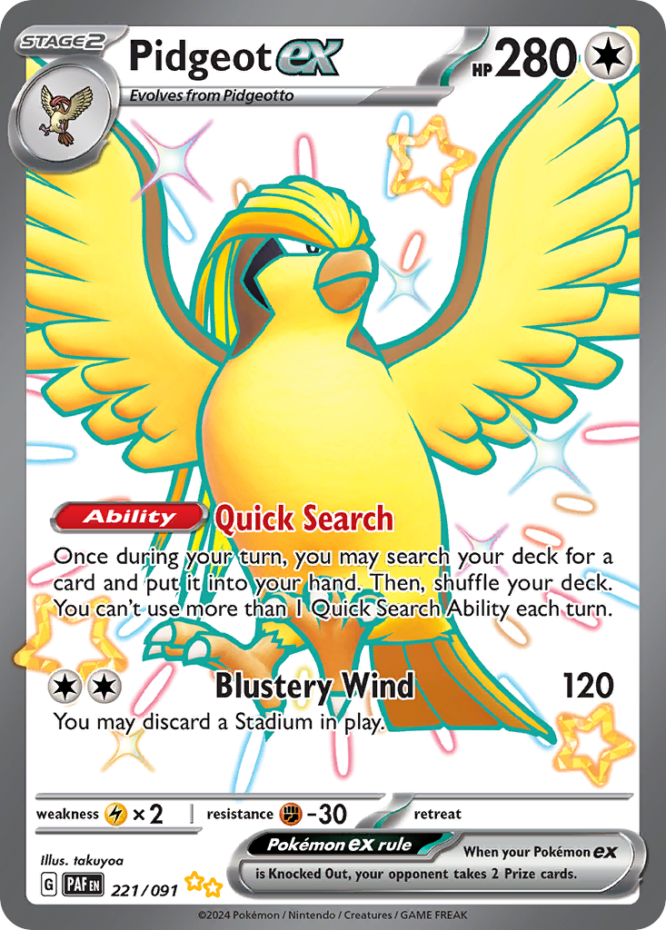 Pidgeot ex (164/197) [Prize Pack Series Four] | Odin's Place