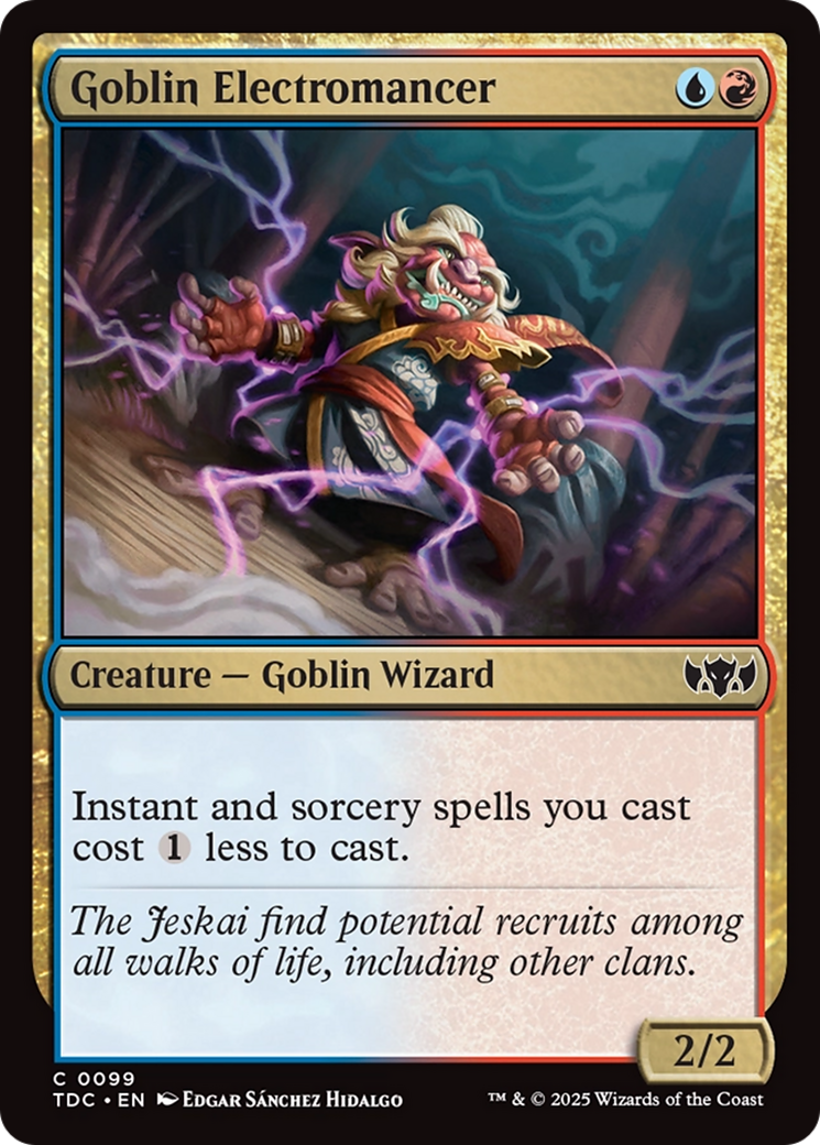 Goblin Electromancer [Tarkir: Dragonstorm Commander] | Dragon's Lair Comics and Fantasy Houston TX