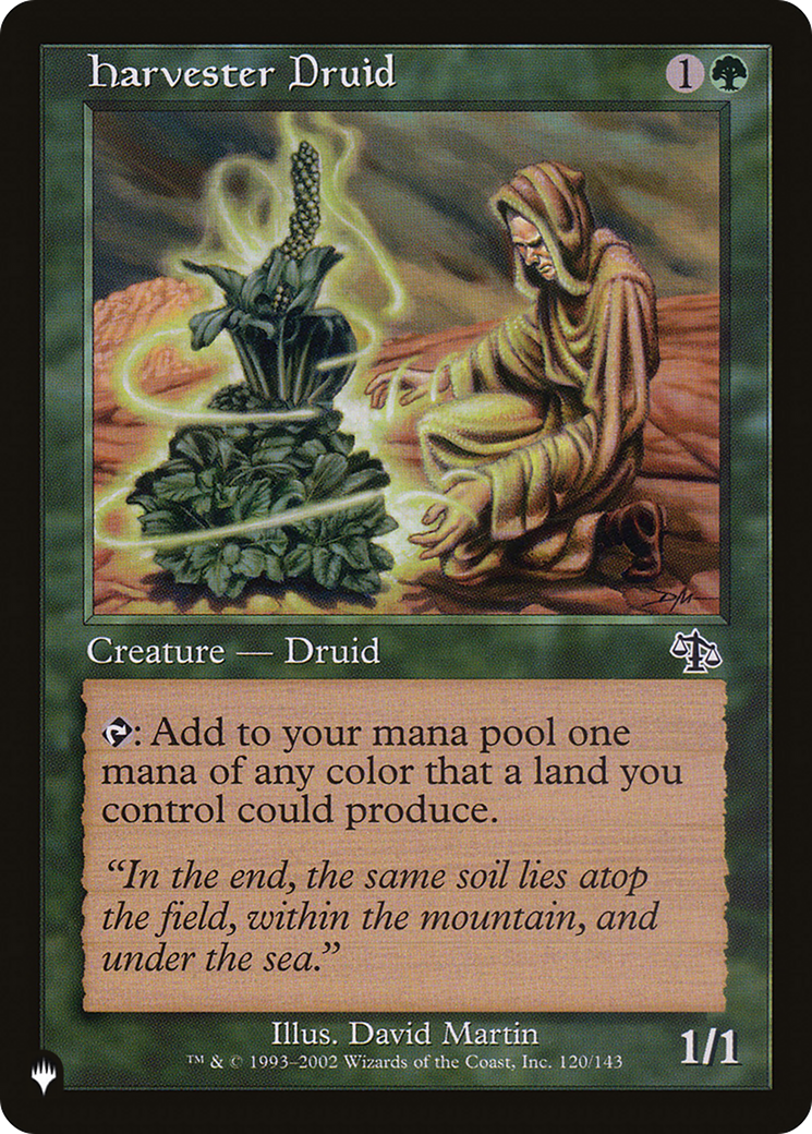 Harvester Druid [The List] | Dragon's Lair Comics and Fantasy Houston TX