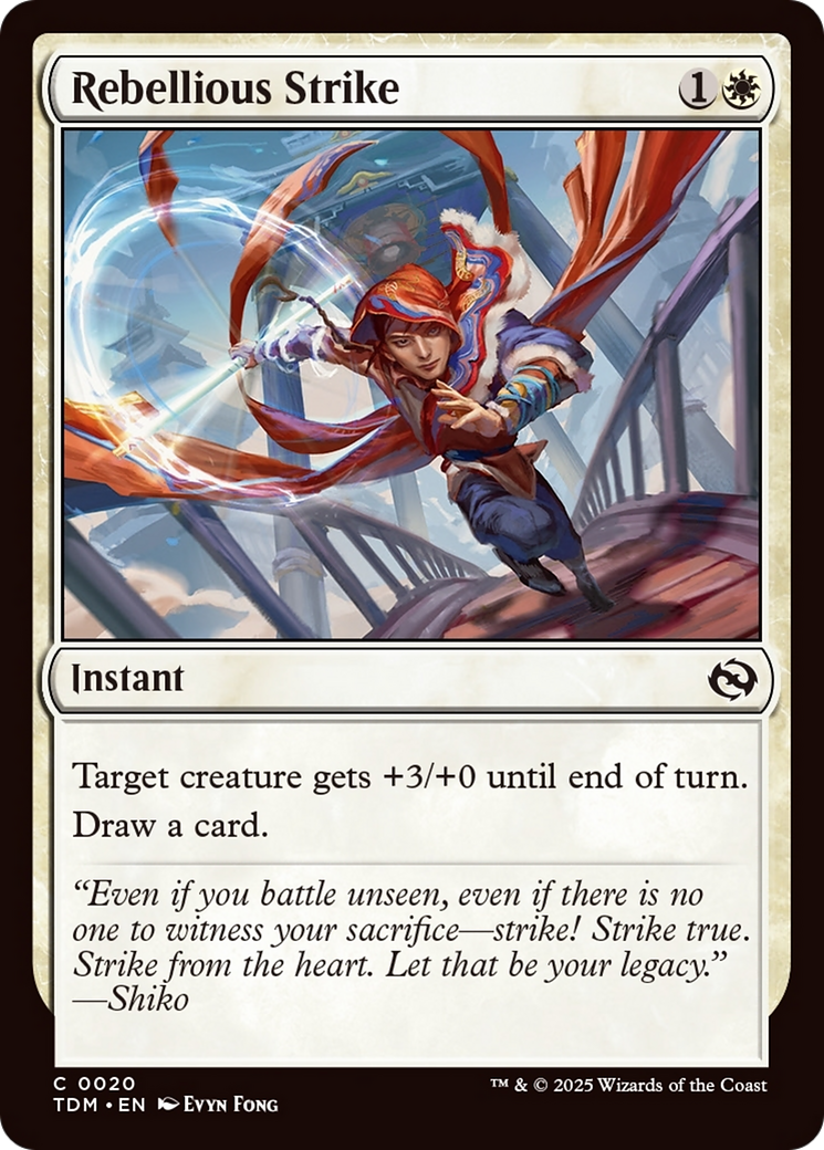 Rebellious Strike [Tarkir: Dragonstorm] | Dragon's Lair Comics and Fantasy Houston TX