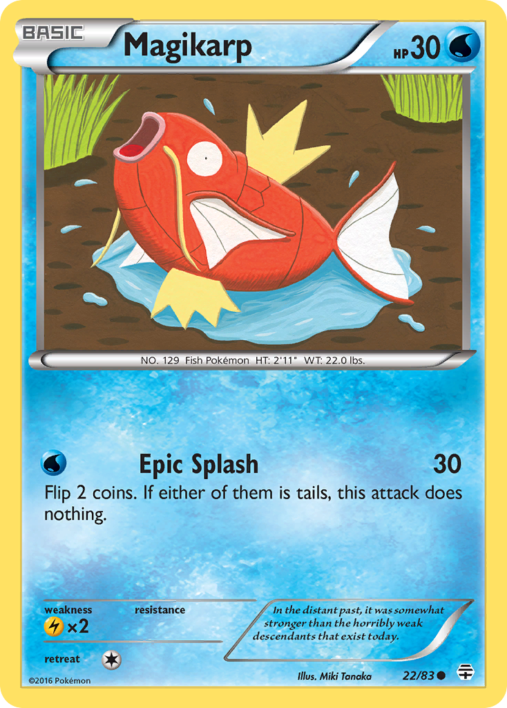 Magikarp (22/83) (Toys R Us Promo) [XY: Generations] | Odin's Place