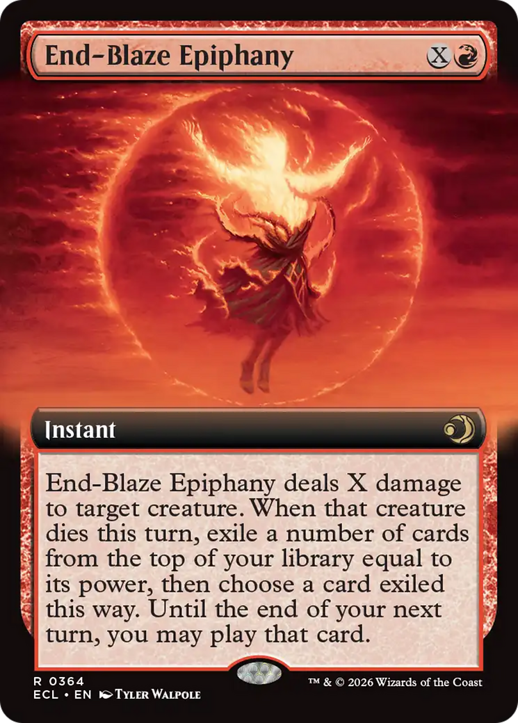 End-Blaze Epiphany (Extended Art) [Lorwyn Eclipsed] | Odin's Place