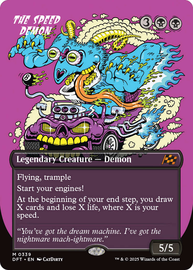 The Speed Demon (Borderless) [Aetherdrift] | Dragon's Lair Comics and Fantasy Houston TX