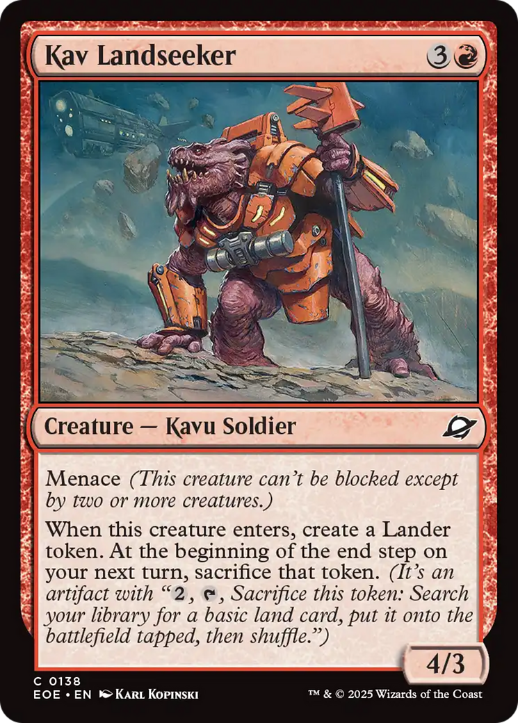 Kav Landseeker [Edge of Eternities] | Dragon's Lair Comics and Fantasy Houston TX