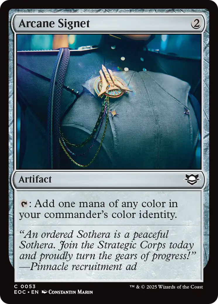 Arcane Signet [Edge of Eternities Commander] | Dragon's Lair Comics and Fantasy Houston TX