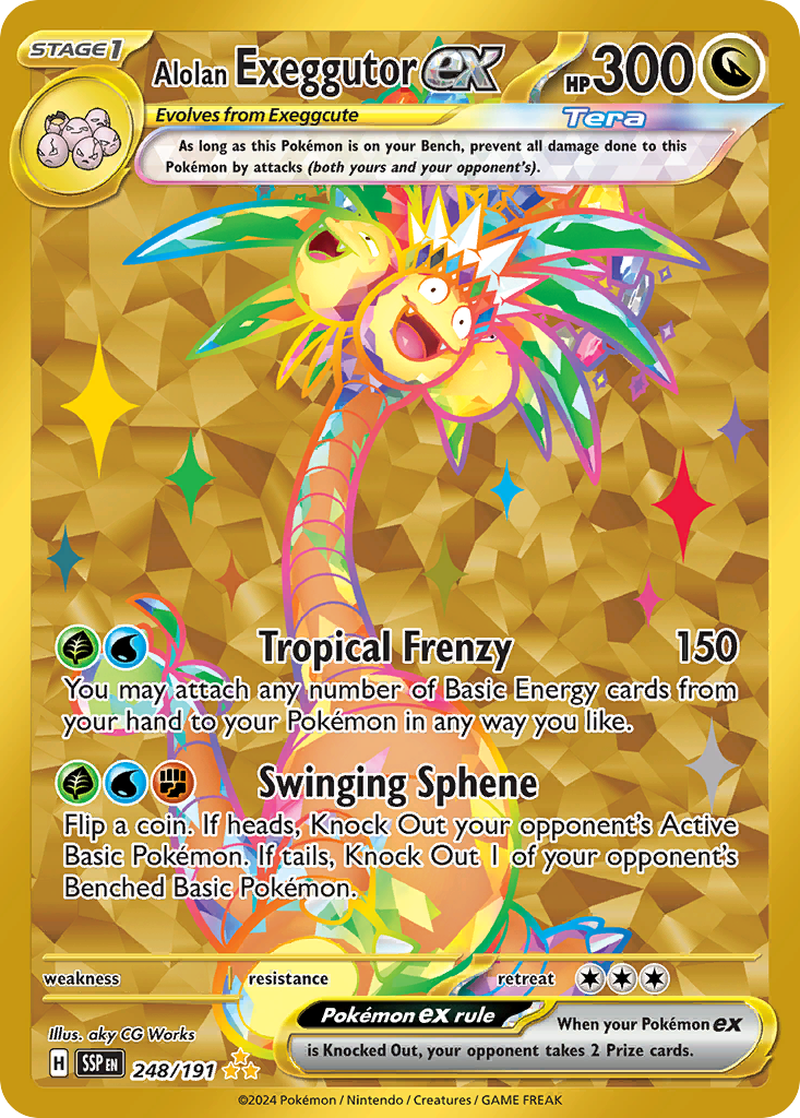 Alolan Exeggutor ex (225/191) [Scarlet & Violet: Surging Sparks] | Odin's Place