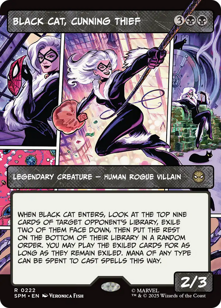 Black Cat, Cunning Thief (Borderless) [Marvel's Spider-Man] | Dragon's Lair Comics and Fantasy Houston TX