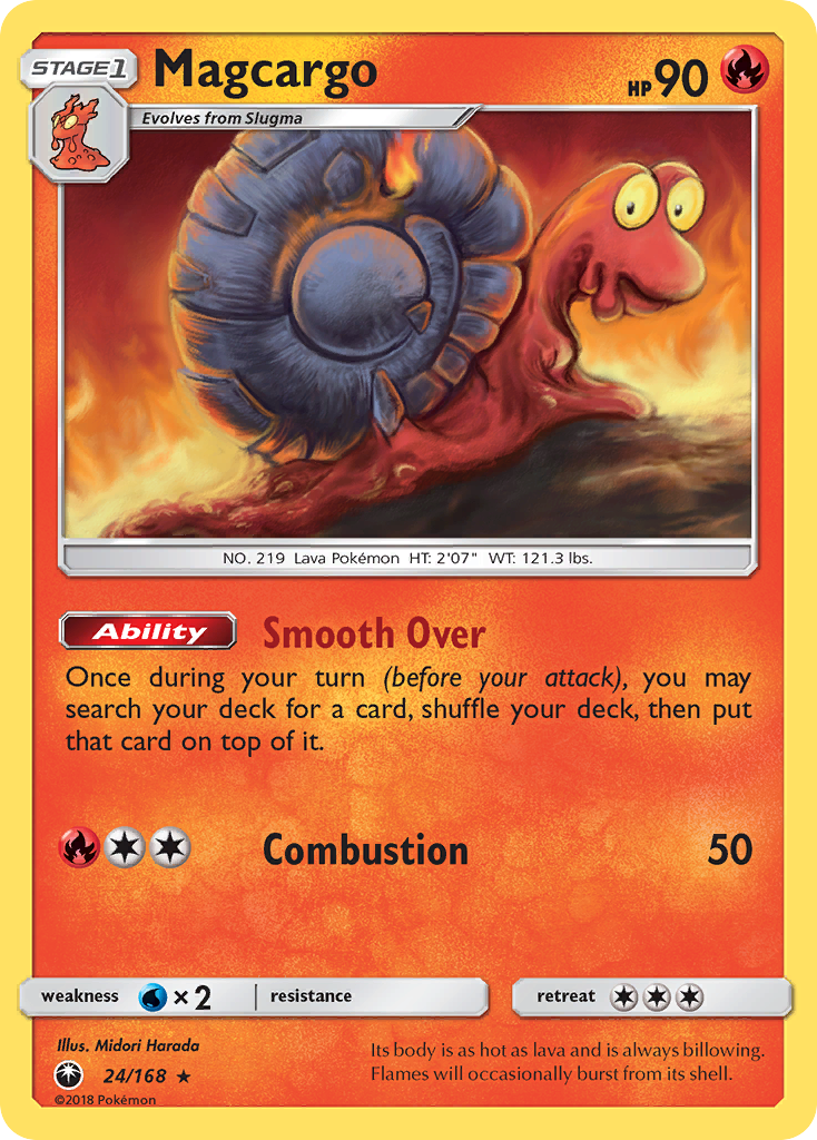 Magcargo (24/168) (League Promo 3rd Place) [Sun & Moon: Celestial Storm] | Odin's Place