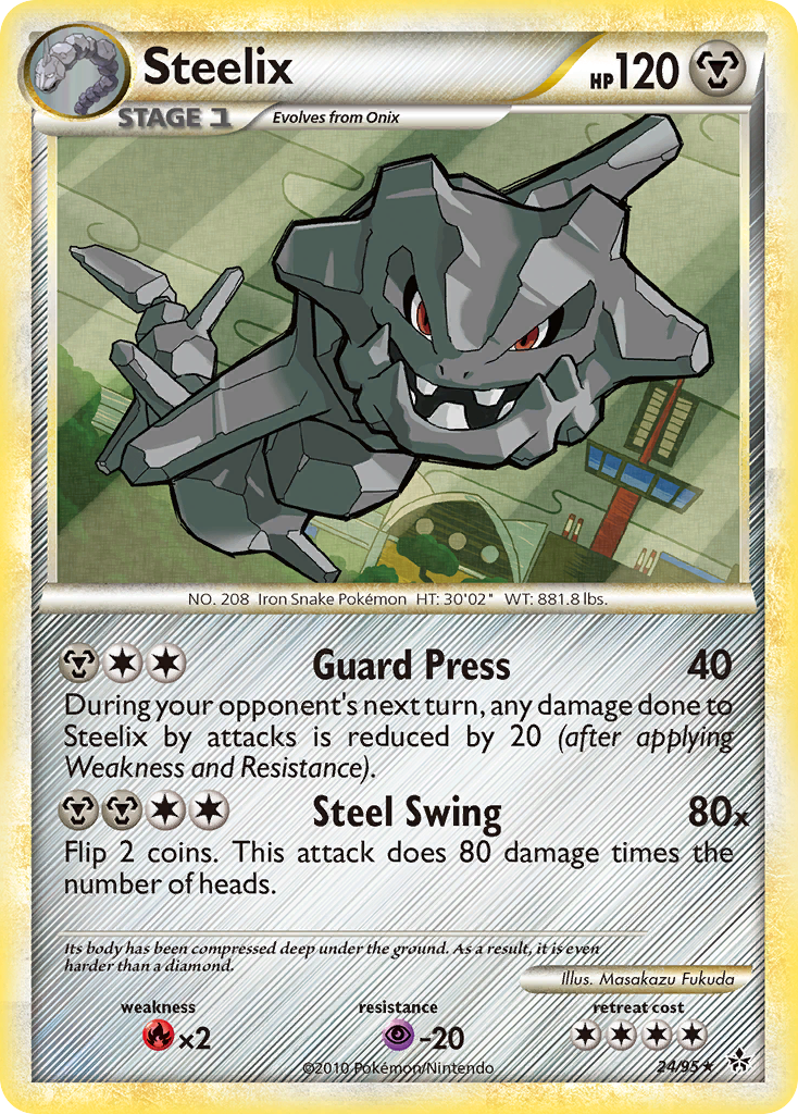 Steelix (24/95) (Theme Deck Exclusive) [HeartGold & SoulSilver: Unleashed] | Odin's Place