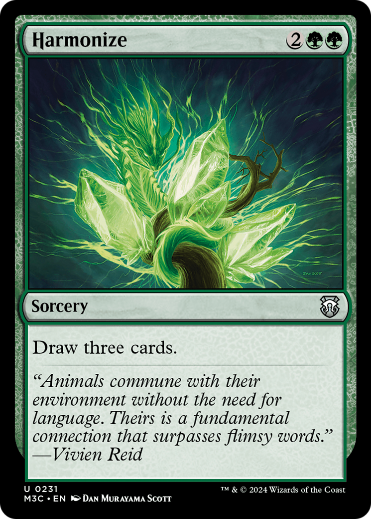 Harmonize (Ripple Foil) [Modern Horizons 3 Commander] | Dragon's Lair Comics and Fantasy Houston TX