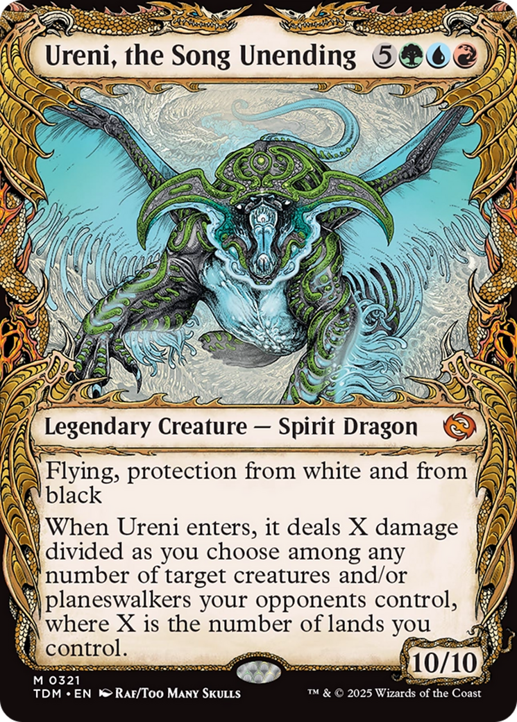 Ureni, the Song Unending (Showcase) [Tarkir: Dragonstorm] | Dragon's Lair Comics and Fantasy Houston TX