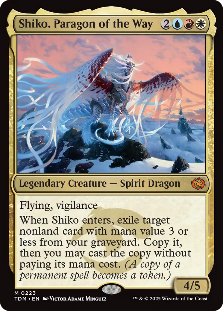 Shiko, Paragon of the Way [Tarkir: Dragonstorm] | Dragon's Lair Comics and Fantasy Houston TX