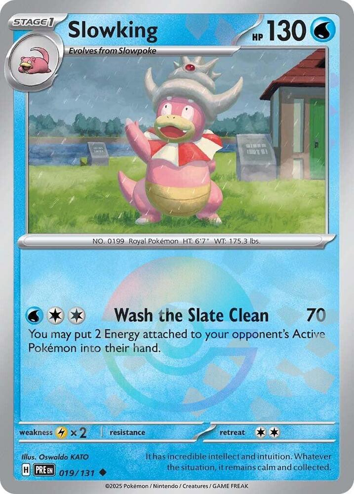 Slowking (019/131) (Poke Ball Pattern) [Scarlet & Violet: Prismatic Evolutions] | Dragon's Lair Comics and Fantasy Houston TX