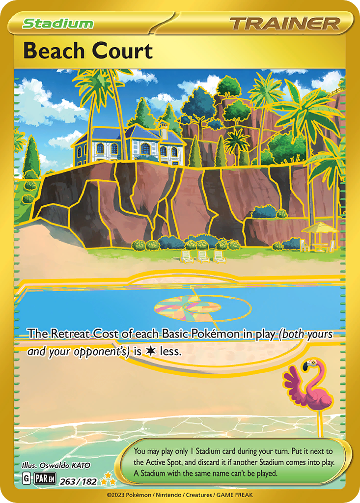 Beach Court (167/198) [Prize Pack Series Three] | Odin's Place