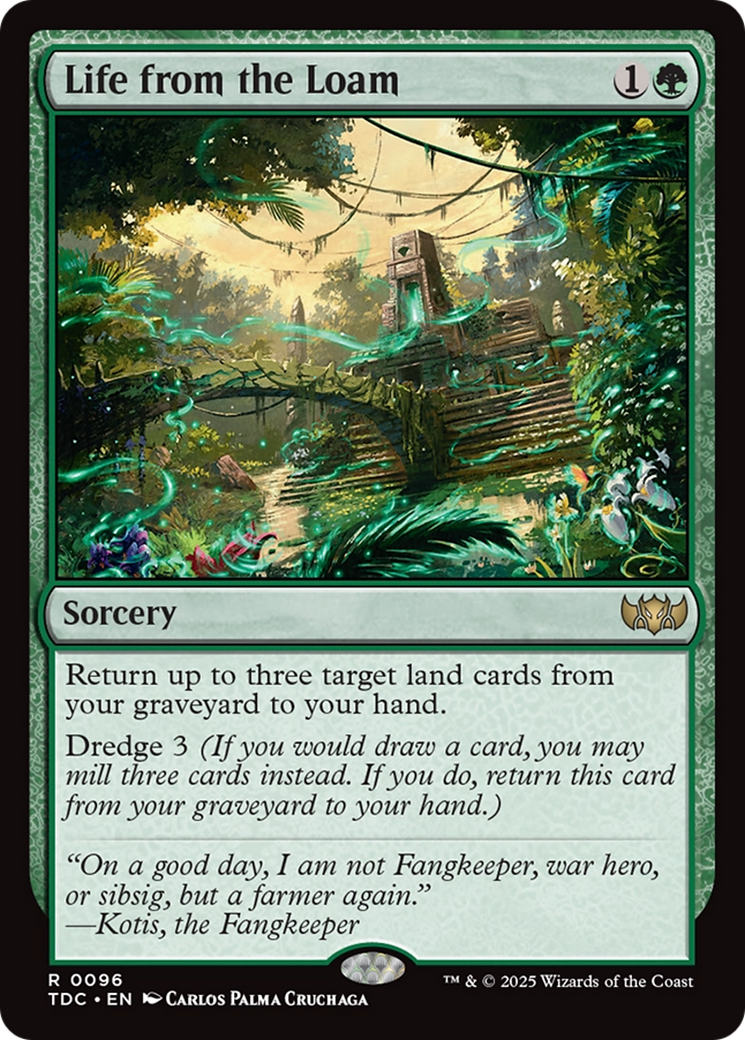Life from the Loam [Tarkir: Dragonstorm Commander] | Dragon's Lair Comics and Fantasy Houston TX