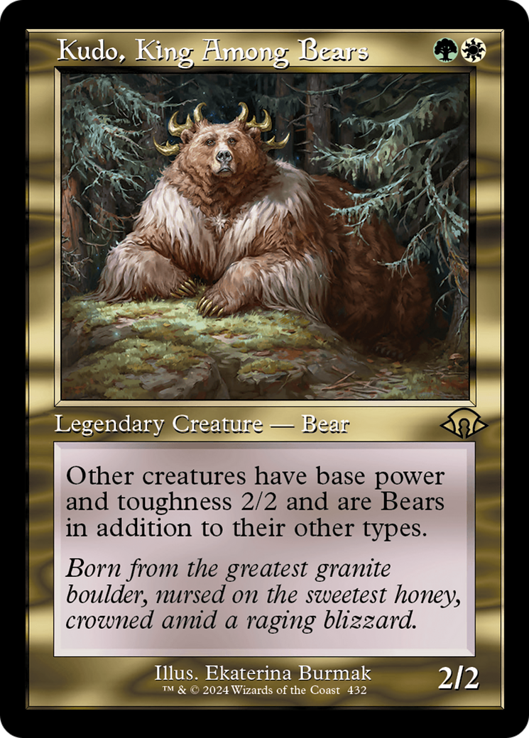 Kudo, King Among Bears (Retro) [Modern Horizons 3] | Dragon's Lair Comics and Fantasy Houston TX