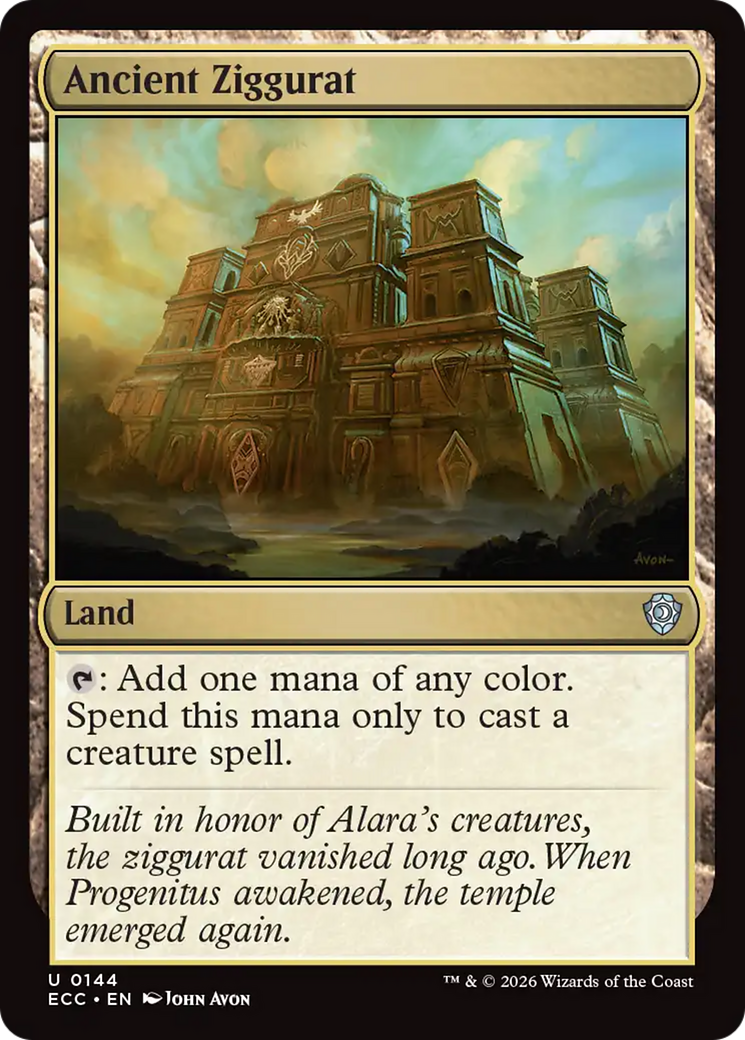Ancient Ziggurat [Lorwyn Eclipsed Commander] | Odin's Place