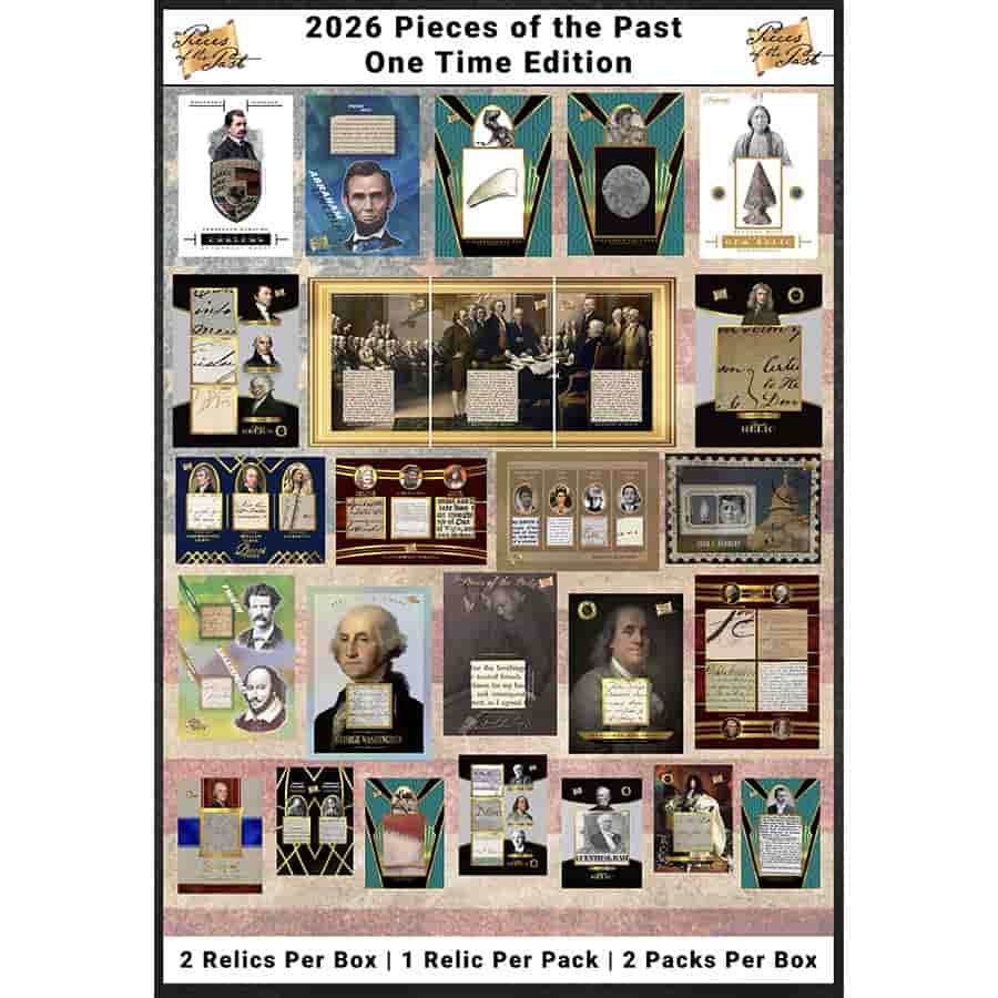 2026 Super Break Pieces Of The Past One Time Series 1 Hobby Box | Odin's Place