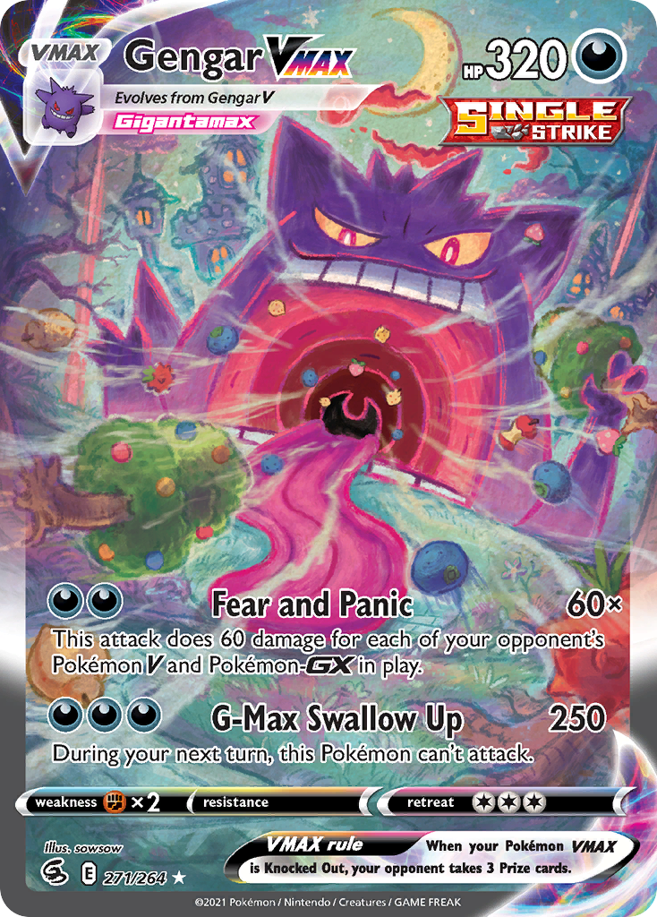 Gengar VMAX (157/264) [Prize Pack Series Two] | Odin's Place