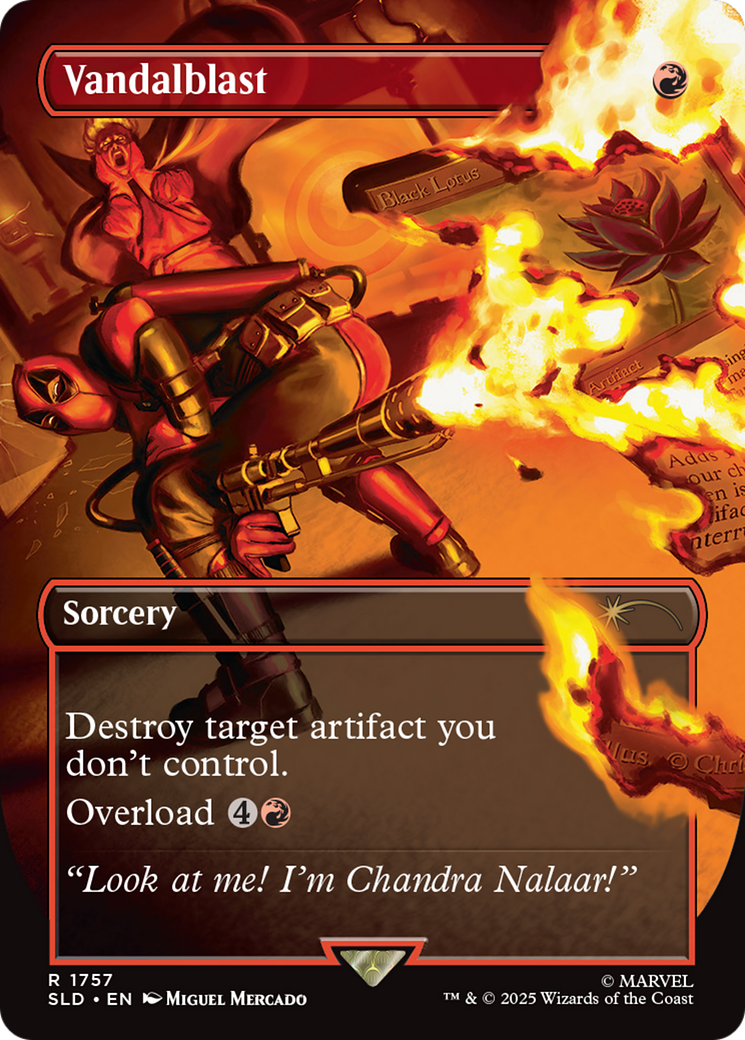 Vandalblast (1757) (Rainbow Foil) [Secret Lair Drop Series] | Dragon's Lair Comics and Fantasy Houston TX