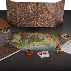 QMDirect 3D Faux-Leather Customizable Game Master Screen (Dm/Gm) | Dragon's Lair Comics and Fantasy Houston TX