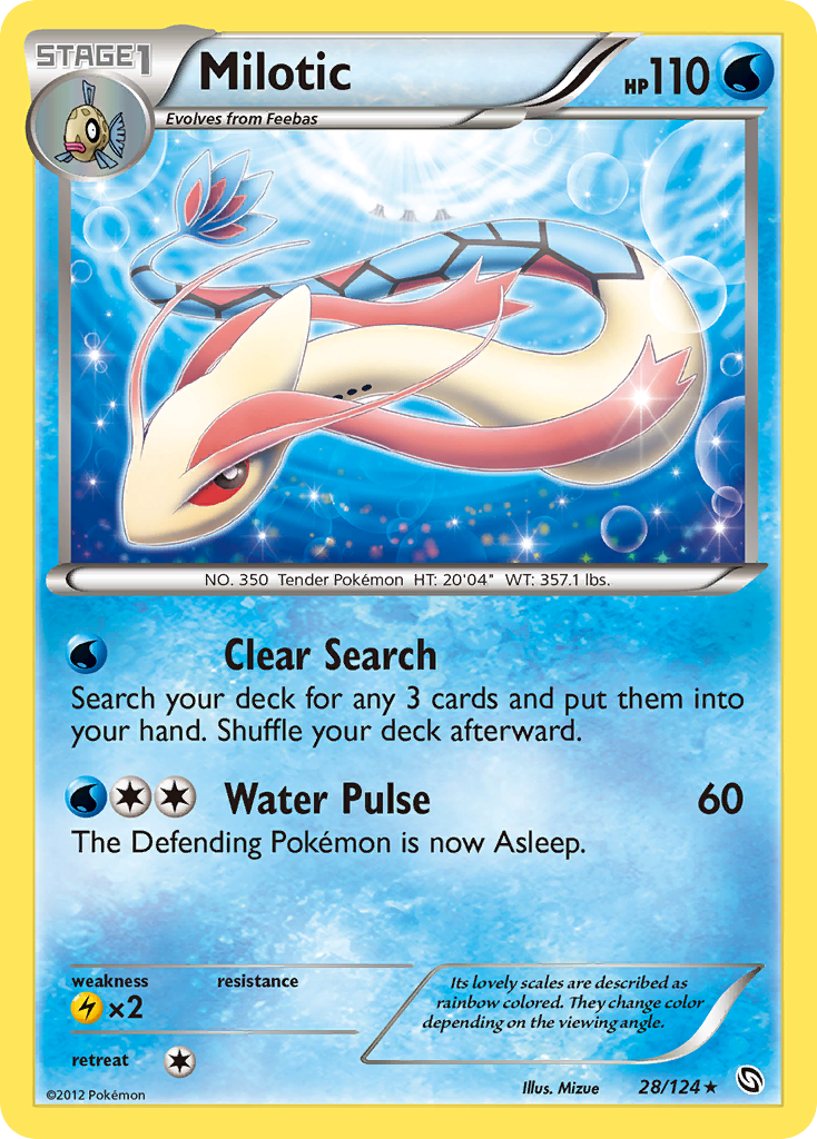 Milotic (28/124) (Theme Deck Exclusive) [Black & White: Dragons Exalted] | Odin's Place