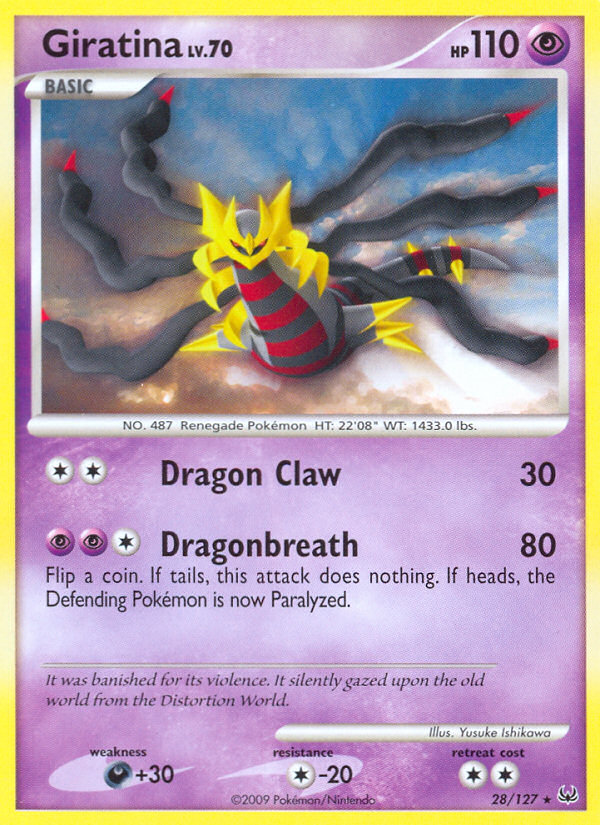Giratina (28/127) (Theme Deck Exclusive) [Platinum: Base Set] | Odin's Place