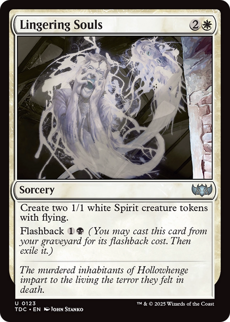 Lingering Souls [Tarkir: Dragonstorm Commander] | Dragon's Lair Comics and Fantasy Houston TX