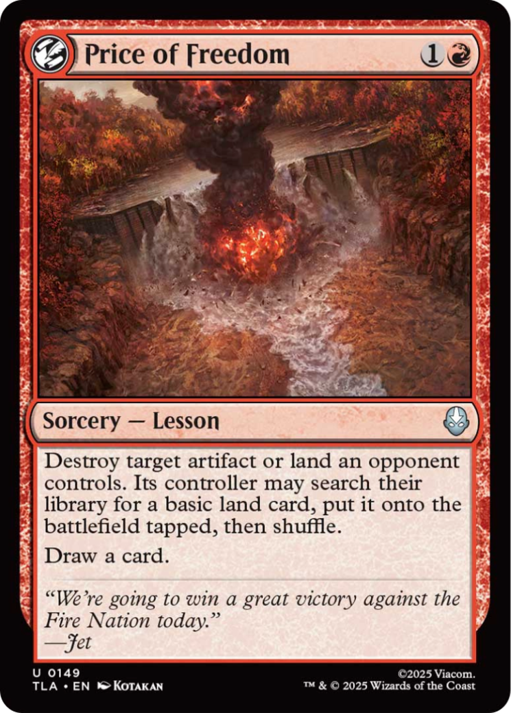 Price of Freedom [Avatar: The Last Airbender] | Dragon's Lair Comics and Fantasy Houston TX