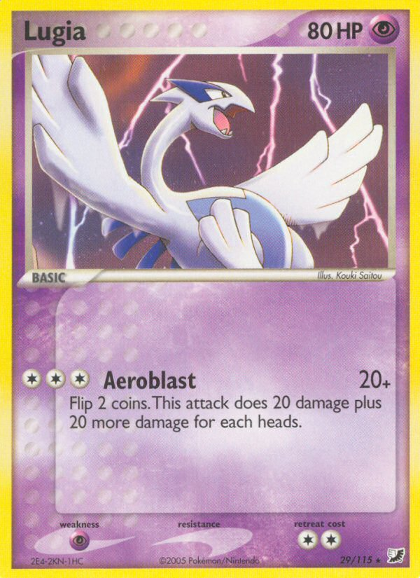Lugia (29/115) (Theme Deck Exclusive) [EX: Unseen Forces] | Odin's Place