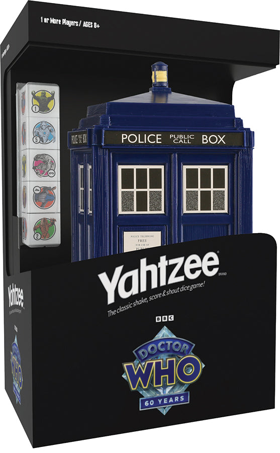 Yahtzee Dr. Who Tardis 60th Anniversary | Dragon's Lair Comics and Fantasy Houston TX