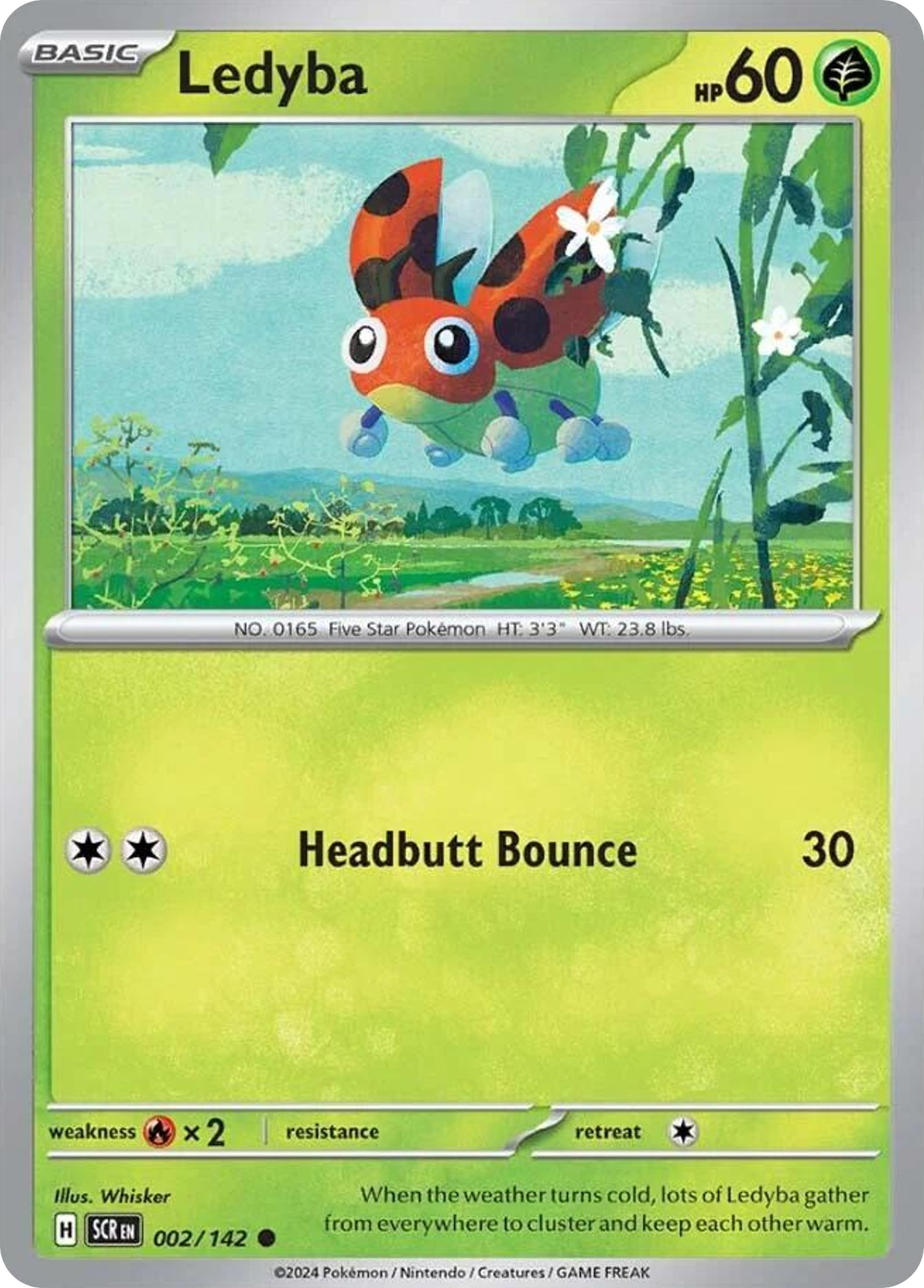 Ledyba (002/142) [Scarlet & Violet: Stellar Crown] | Odin's Place