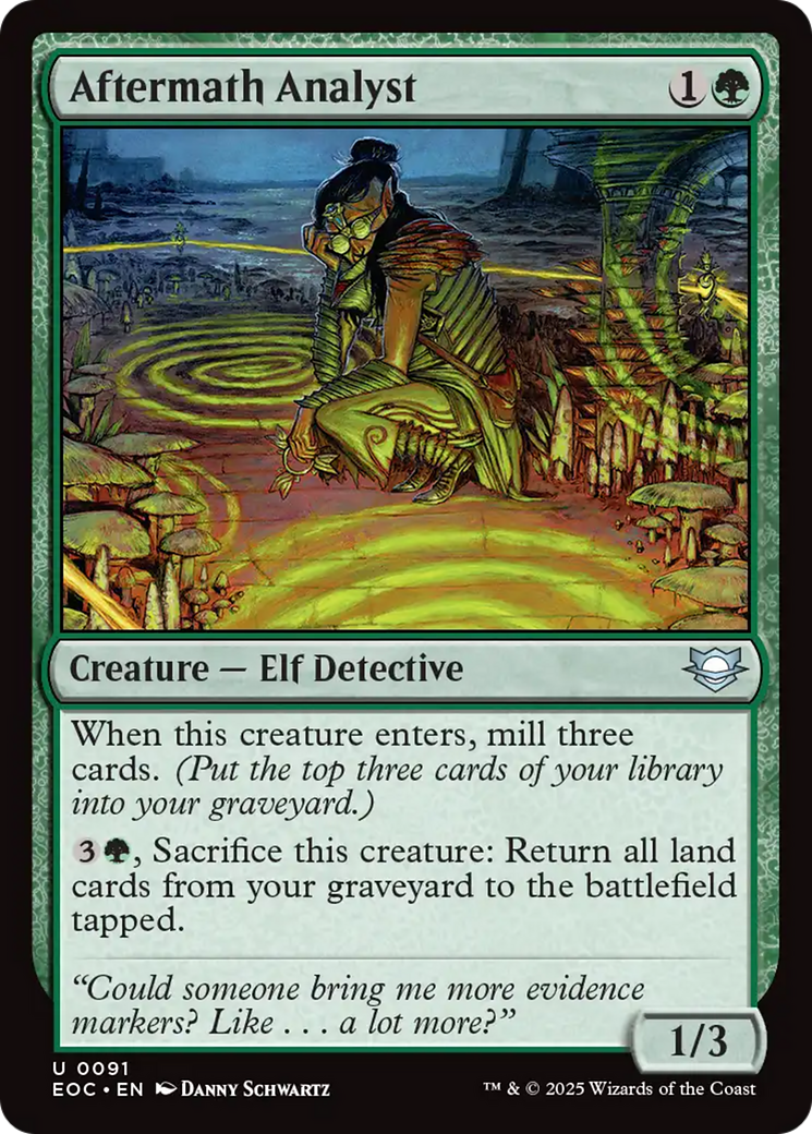 Aftermath Analyst [Edge of Eternities Commander] | Dragon's Lair Comics and Fantasy Houston TX