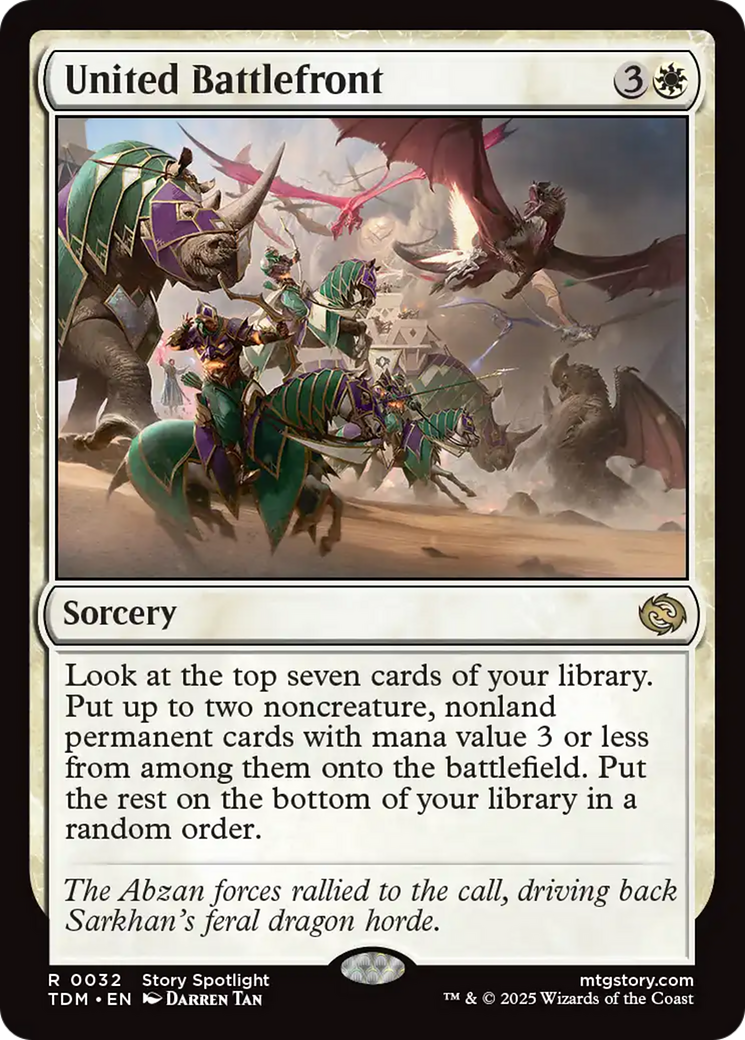 United Battlefront [Tarkir: Dragonstorm] | Dragon's Lair Comics and Fantasy Houston TX