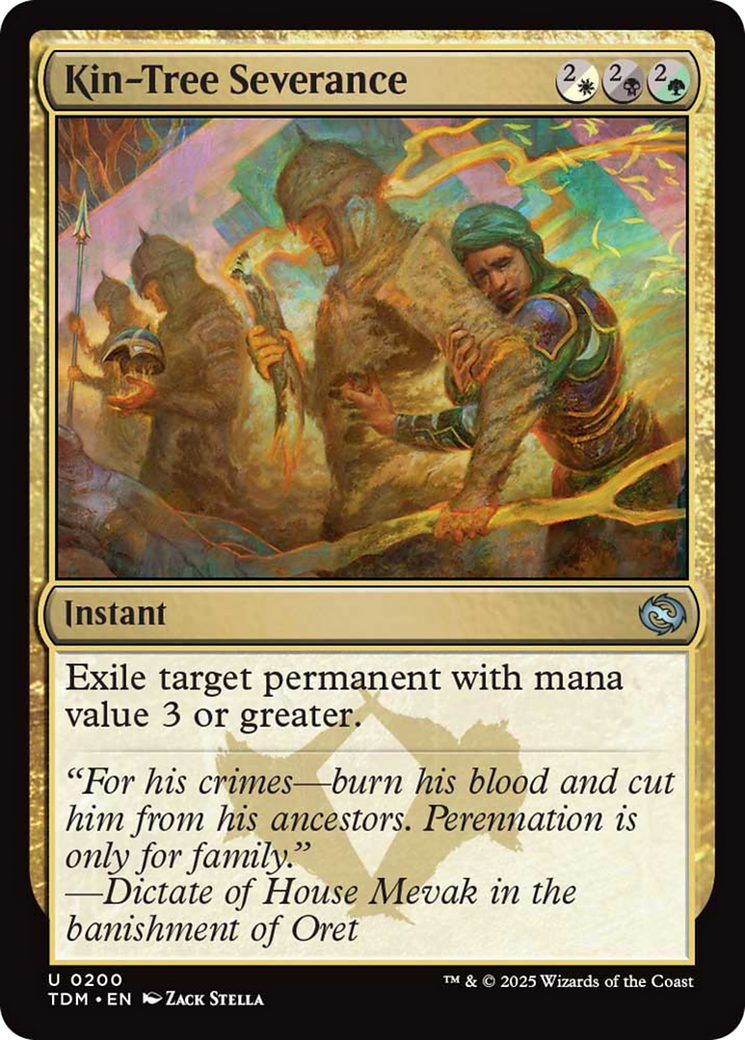 Kin-Tree Severance [Tarkir: Dragonstorm] | Dragon's Lair Comics and Fantasy Houston TX