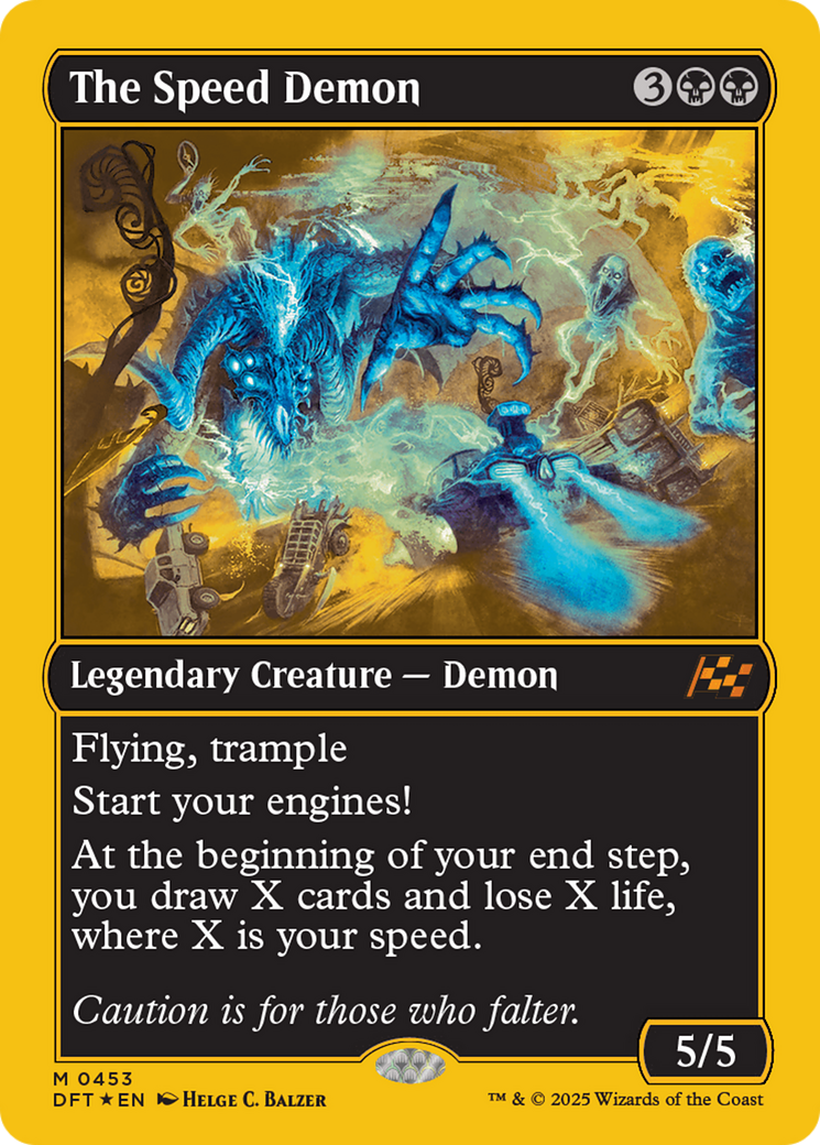The Speed Demon (First-Place Foil) [Aetherdrift] | Dragon's Lair Comics and Fantasy Houston TX