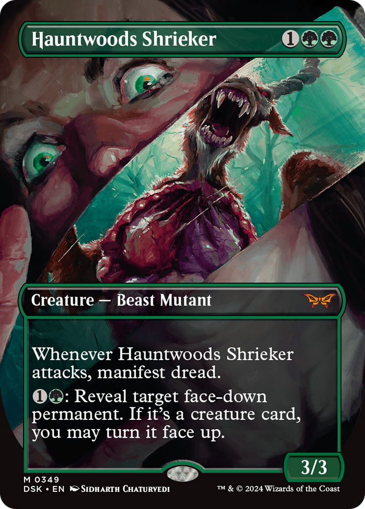 Hauntwoods Shrieker (Borderless) [Duskmourn: House of Horror] | Dragon's Lair Comics and Fantasy Houston TX