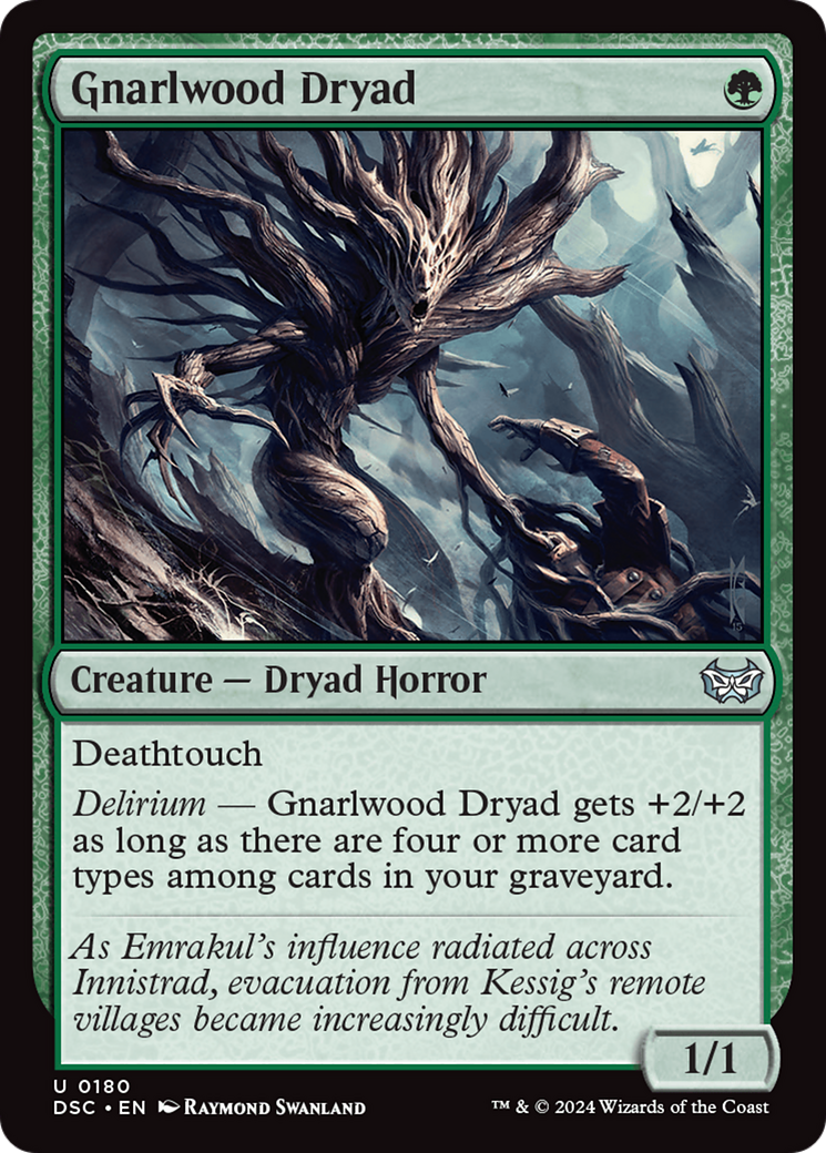 Gnarlwood Dryad [Duskmourn: House of Horror Commander] | Dragon's Lair Comics and Fantasy Houston TX