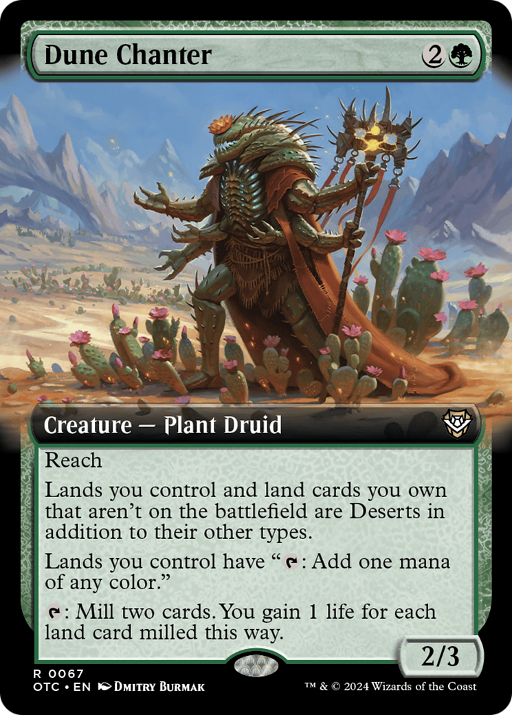Dune Chanter (Extended Art) [Outlaws of Thunder Junction Commander] | Dragon's Lair Comics and Fantasy Houston TX