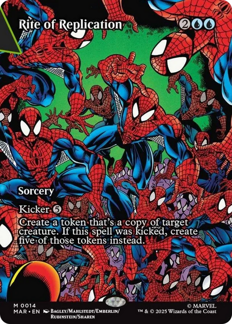 Rite of Replication (Borderless) [Marvel's Spider-Man: Eternal-Legal] | Dragon's Lair Comics and Fantasy Houston TX